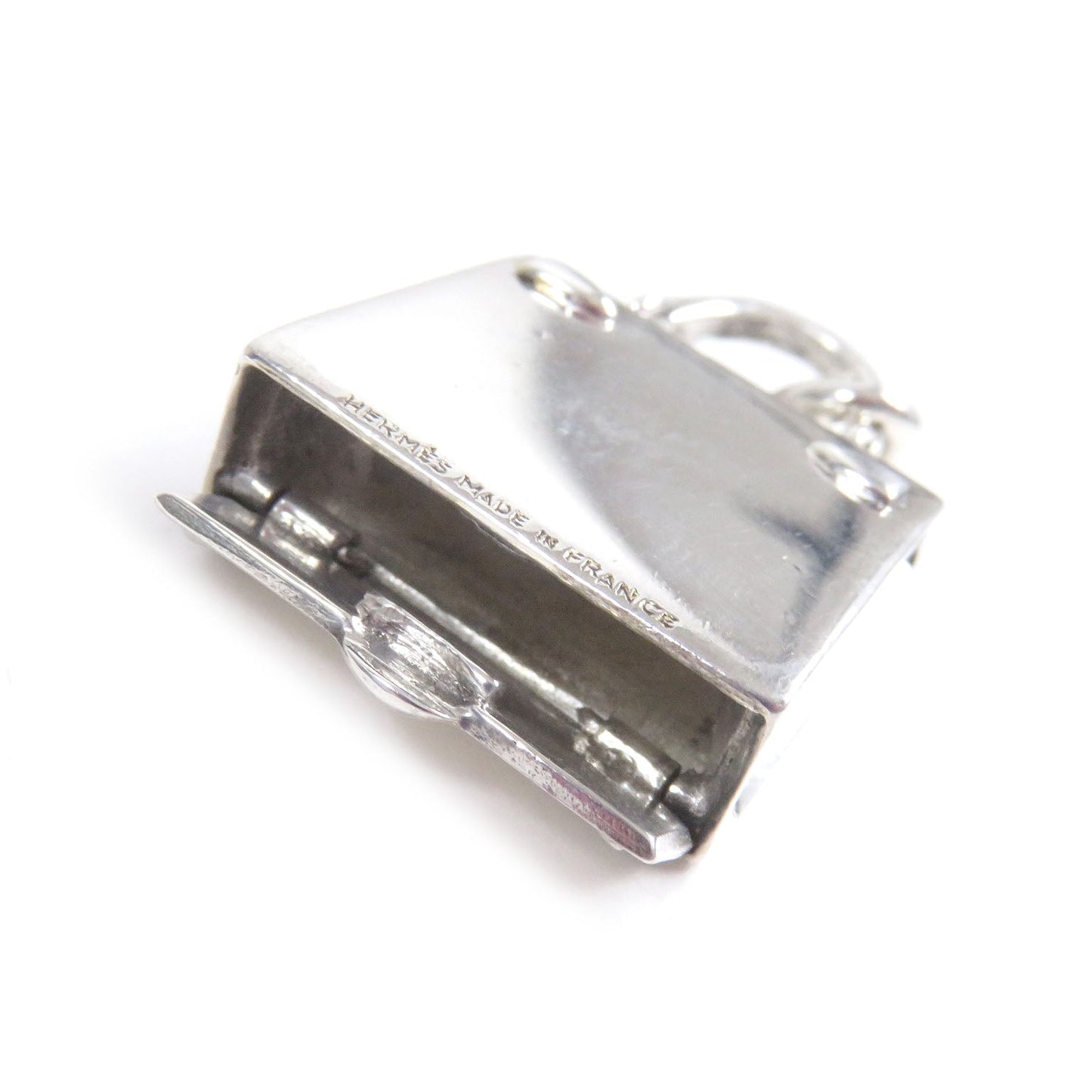 HERMES Pendant top SV925 Silver charm Kelly Pentact Top