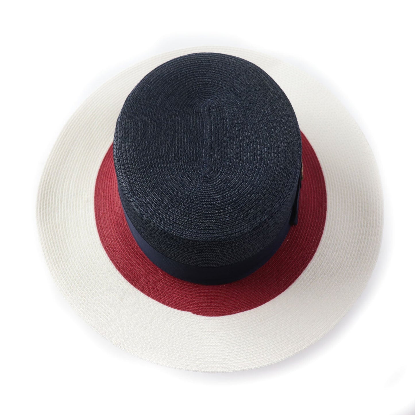 GUCCI hat 454667 polyester Tricolor PAPIER WIDE BRIM HAT