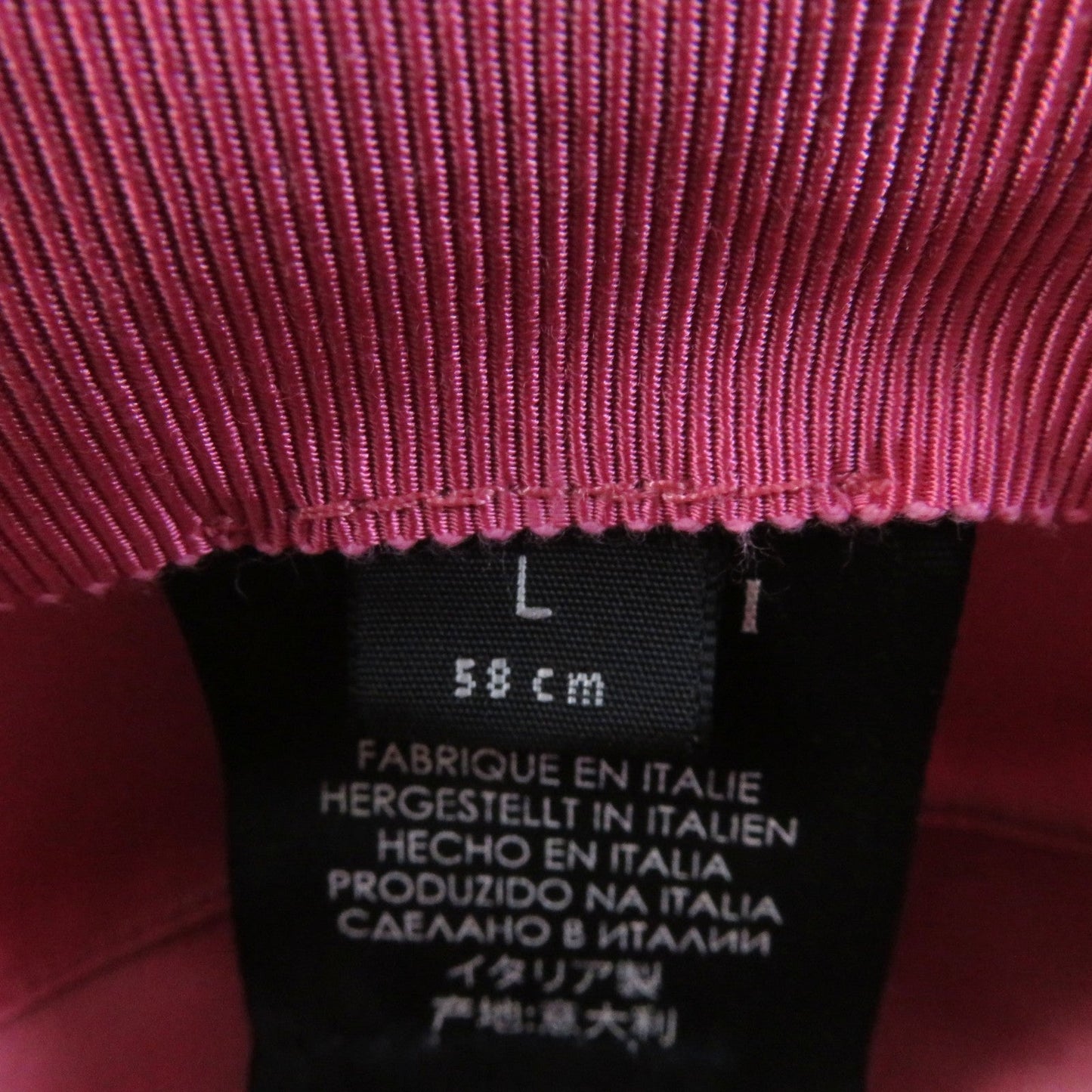 GUCCI hat 454667 polyester Tricolor PAPIER WIDE BRIM HAT