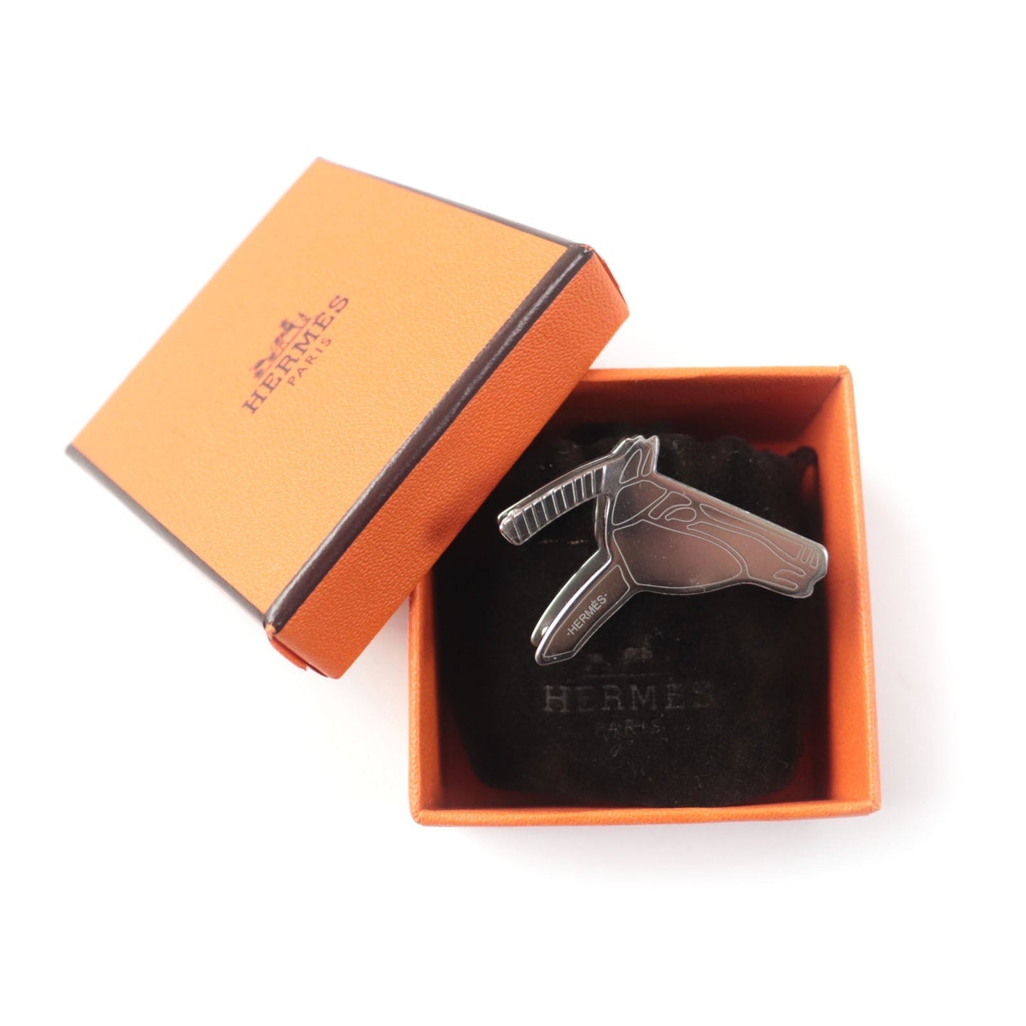 HERMES Scarf ring ー Silver Cadrige GP