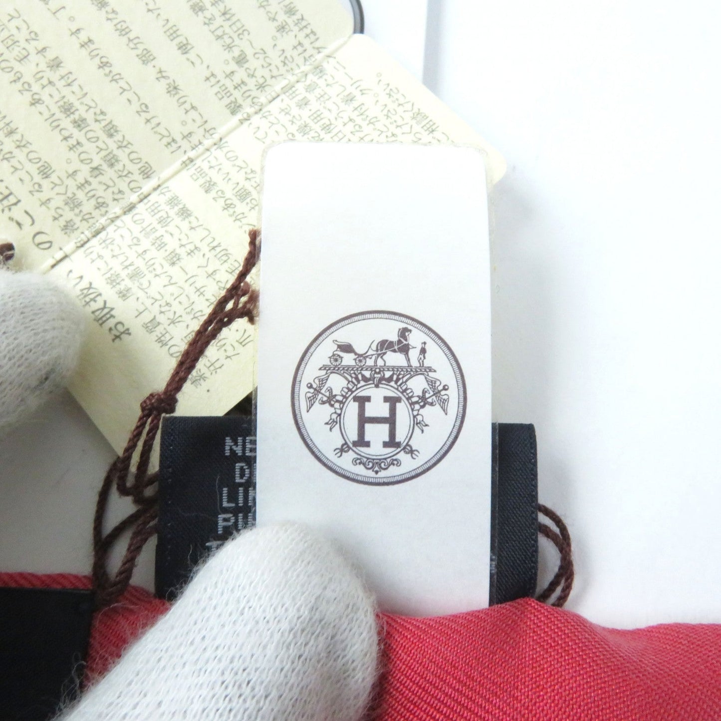 HERMES scarf Main: 100% silk MULTICO/ROUGE PANI LA SHAR PAWNEE Pawny Chief Twill up Women Used