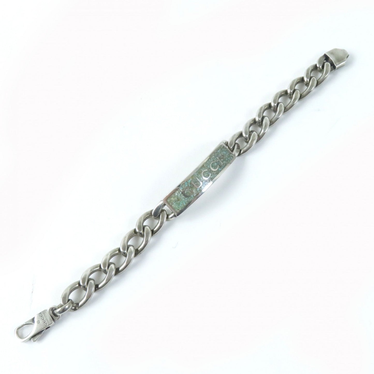 GUCCI bracelet 678712 AG925 Silver blue 16