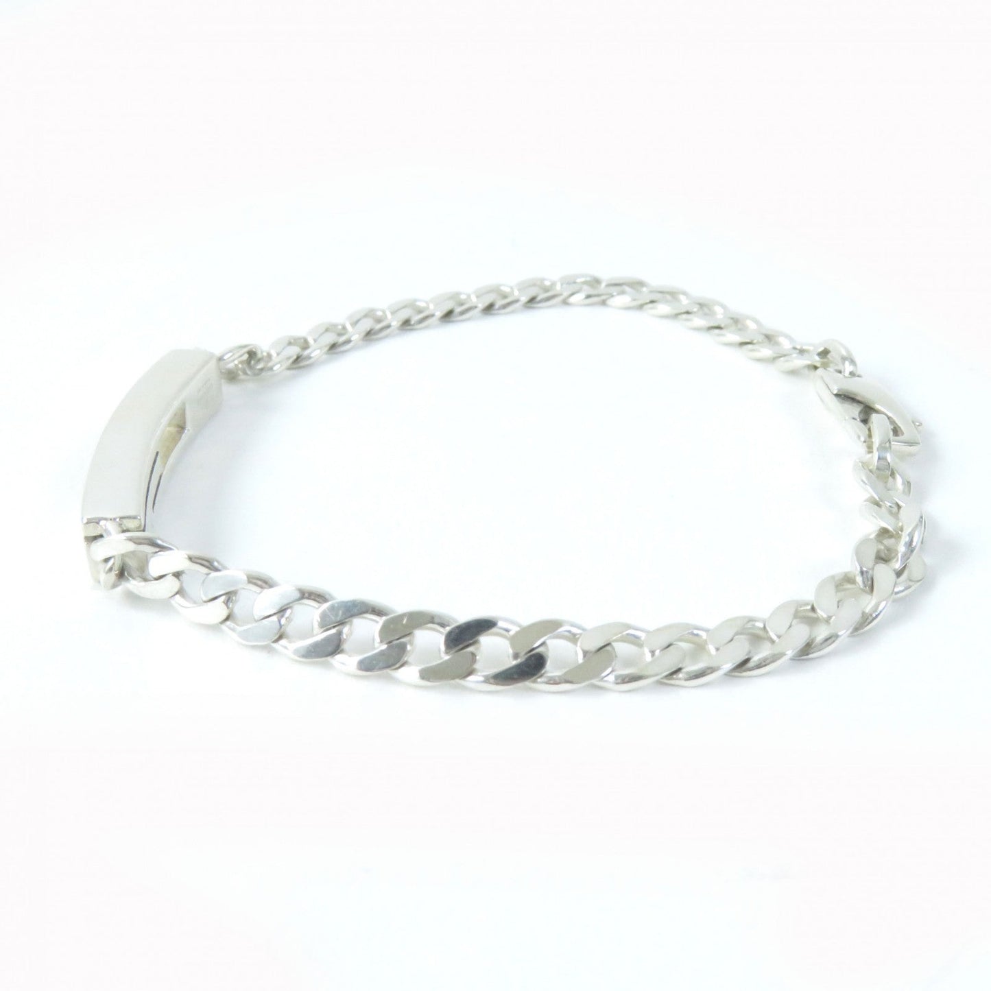 GUCCI bracelet 223738 AG925 Silver Cutout G 16
