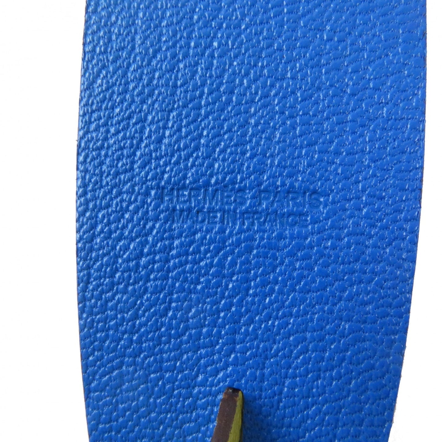 HERMES Bag charm Chevre Misol Red Blue Yellow Petit Ash