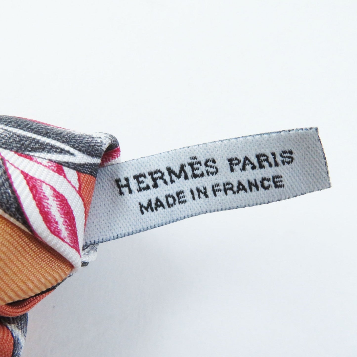 HERMES hair accessory silk Orange type Bella ROBE DU SOIR