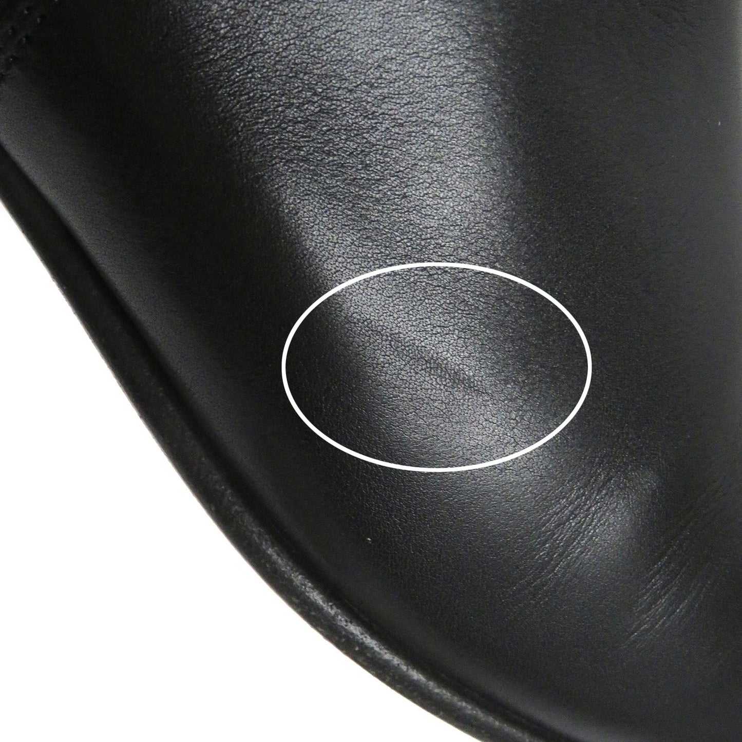 HERMES short boots H162133Z Main: Leather black Neo Women 36.5 Used