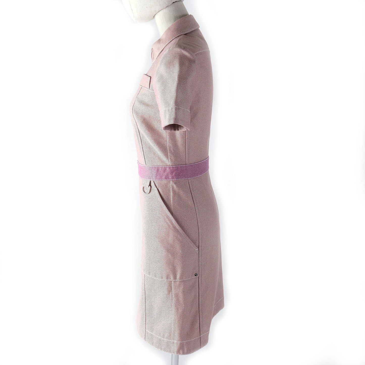 HERMES one piece cotton Pink type 34