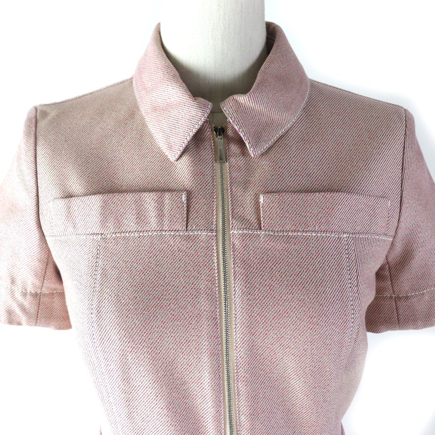 HERMES one piece cotton Pink type 34