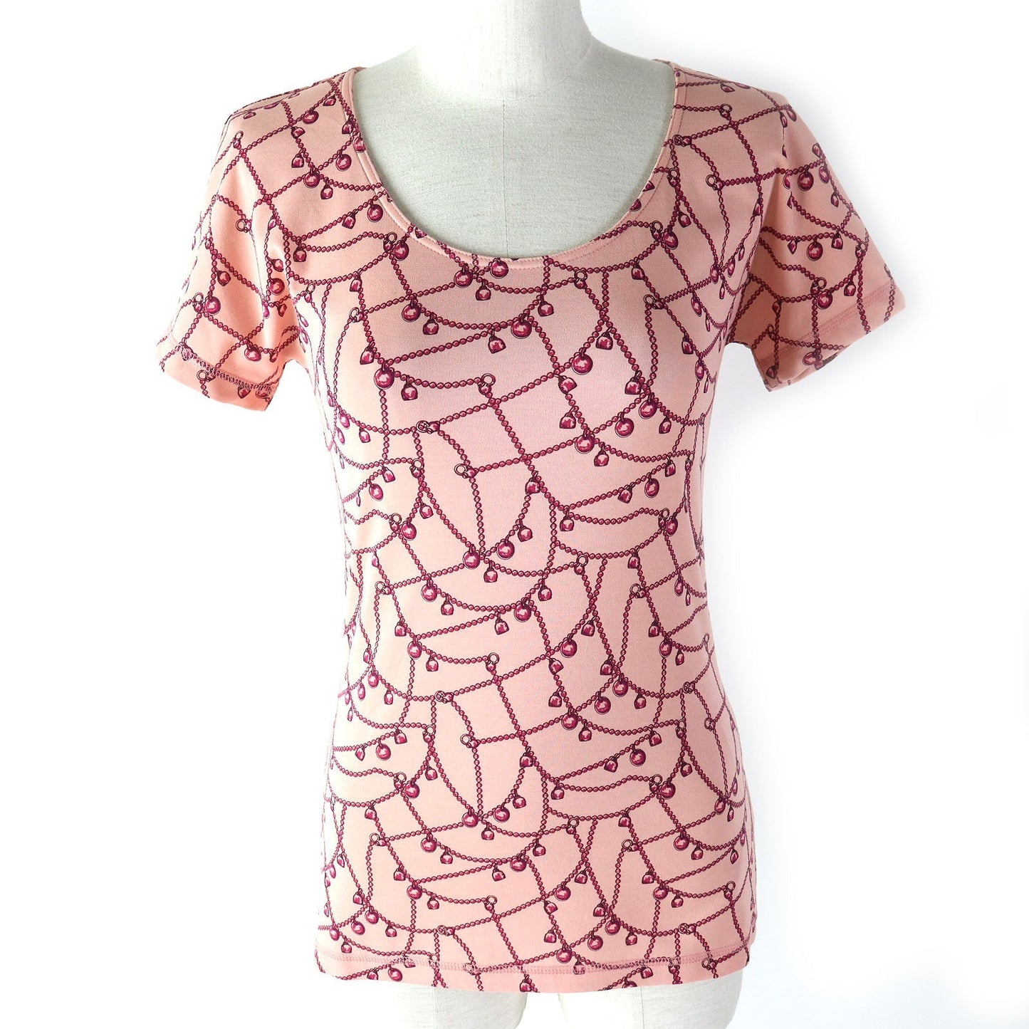 HERMES Short sleeve T-shirt cotton Pink type 36