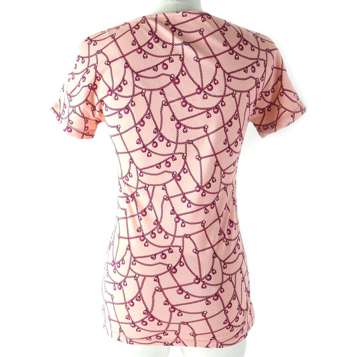 HERMES Short sleeve T-shirt cotton Pink type 36
