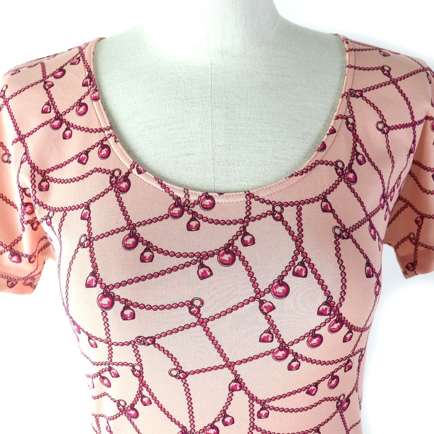 HERMES Short sleeve T-shirt cotton Pink type 36
