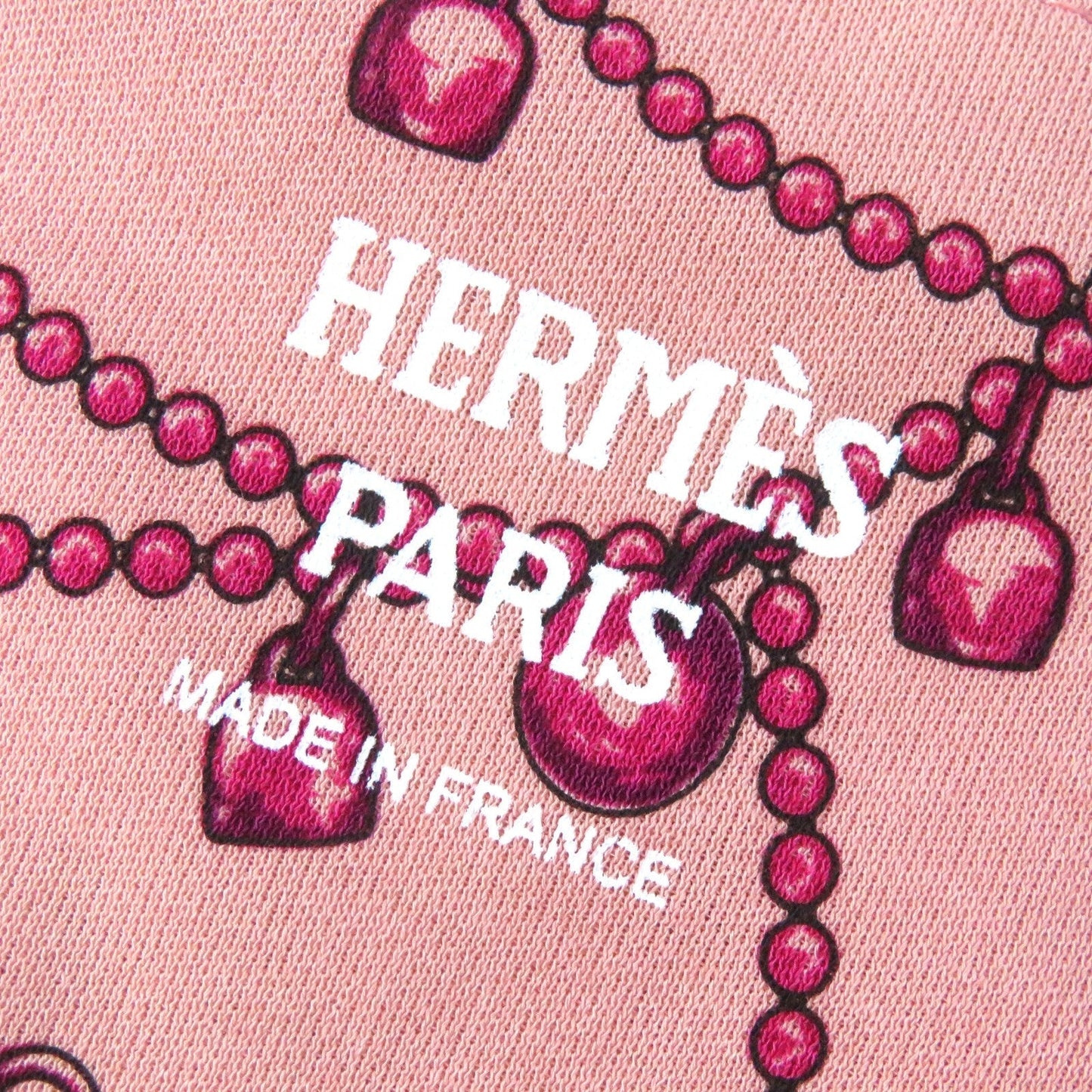 HERMES Short sleeve T-shirt cotton Pink type 36