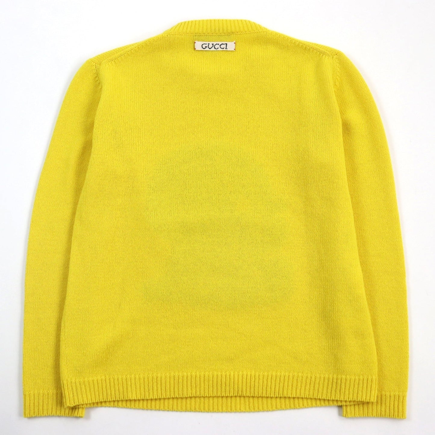 GUCCI knit 655654 XKBVZ wool yellow S