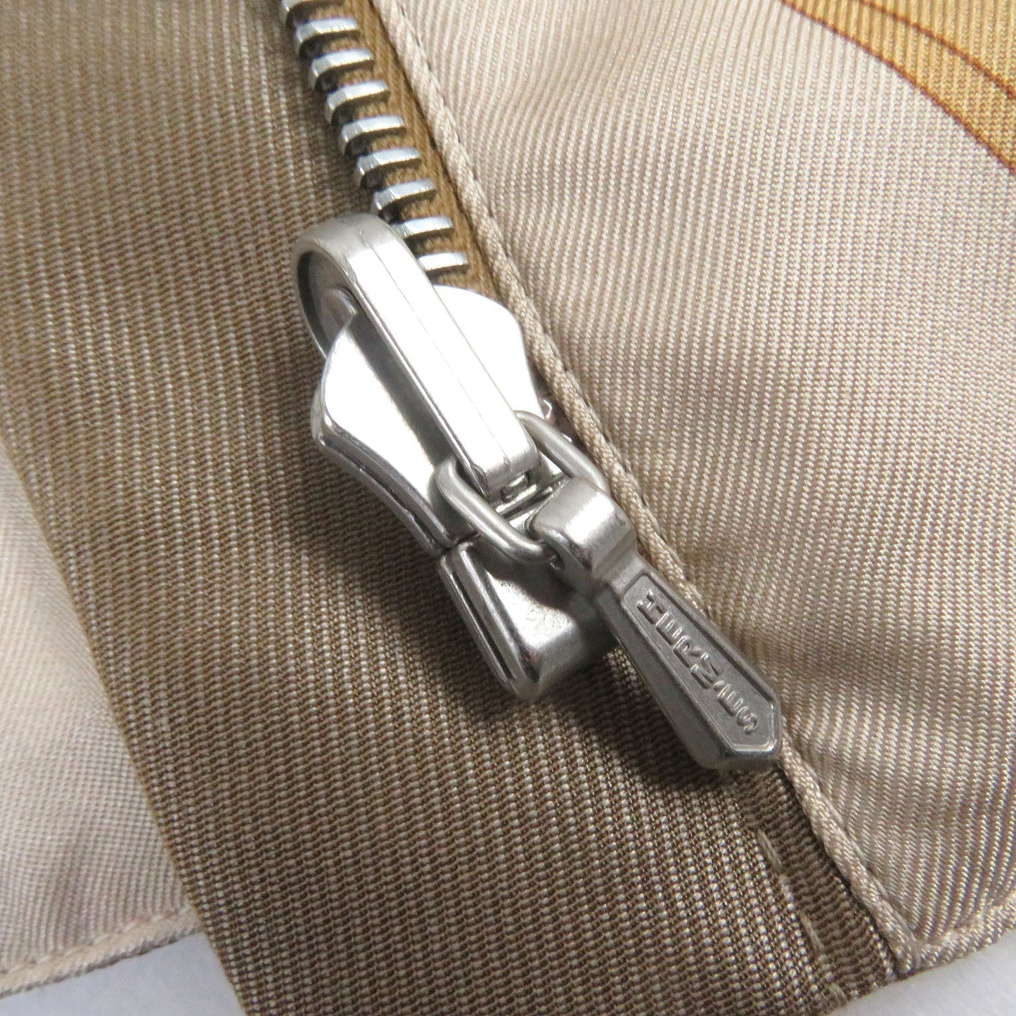 HERMES Blouson silk beige