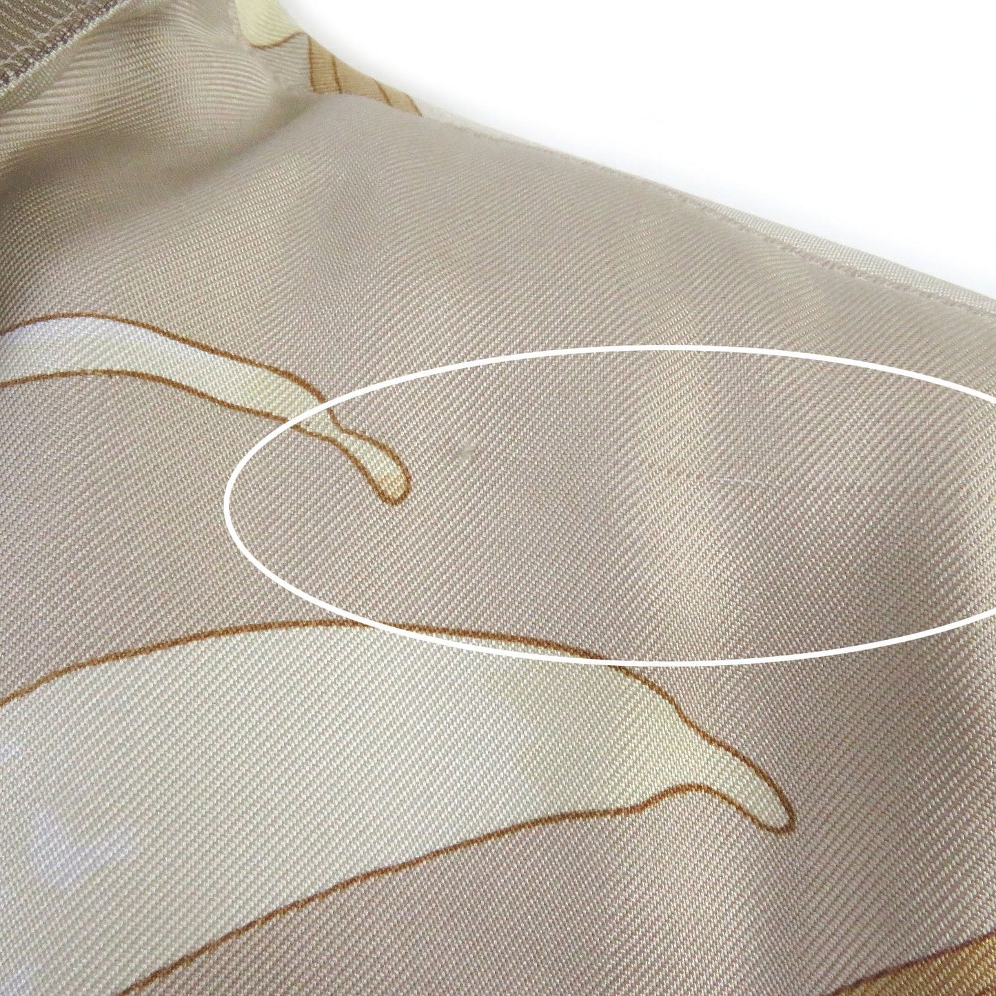 HERMES Blouson silk beige