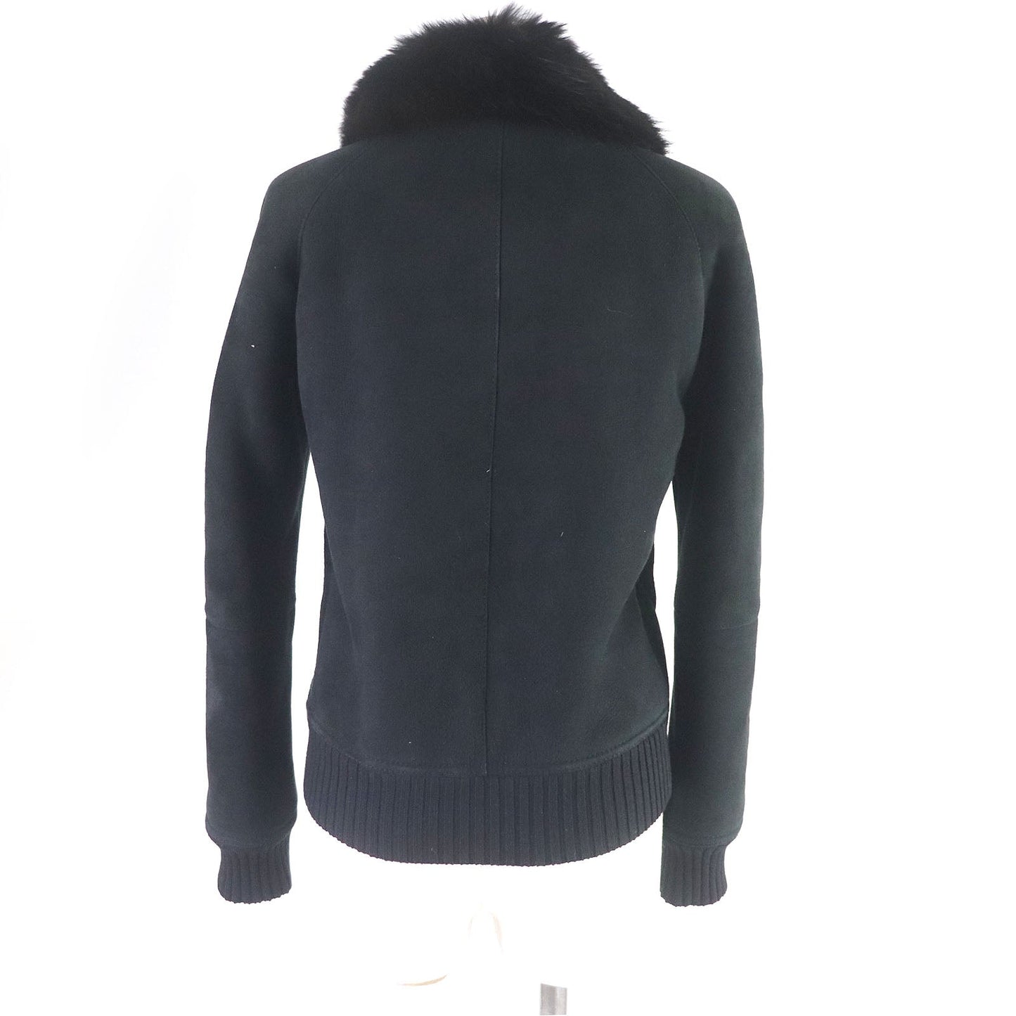 GUCCI Mouton jacket Main: Lamb leather, Fur: Fox, Part: 100% wool black Women 40 Used