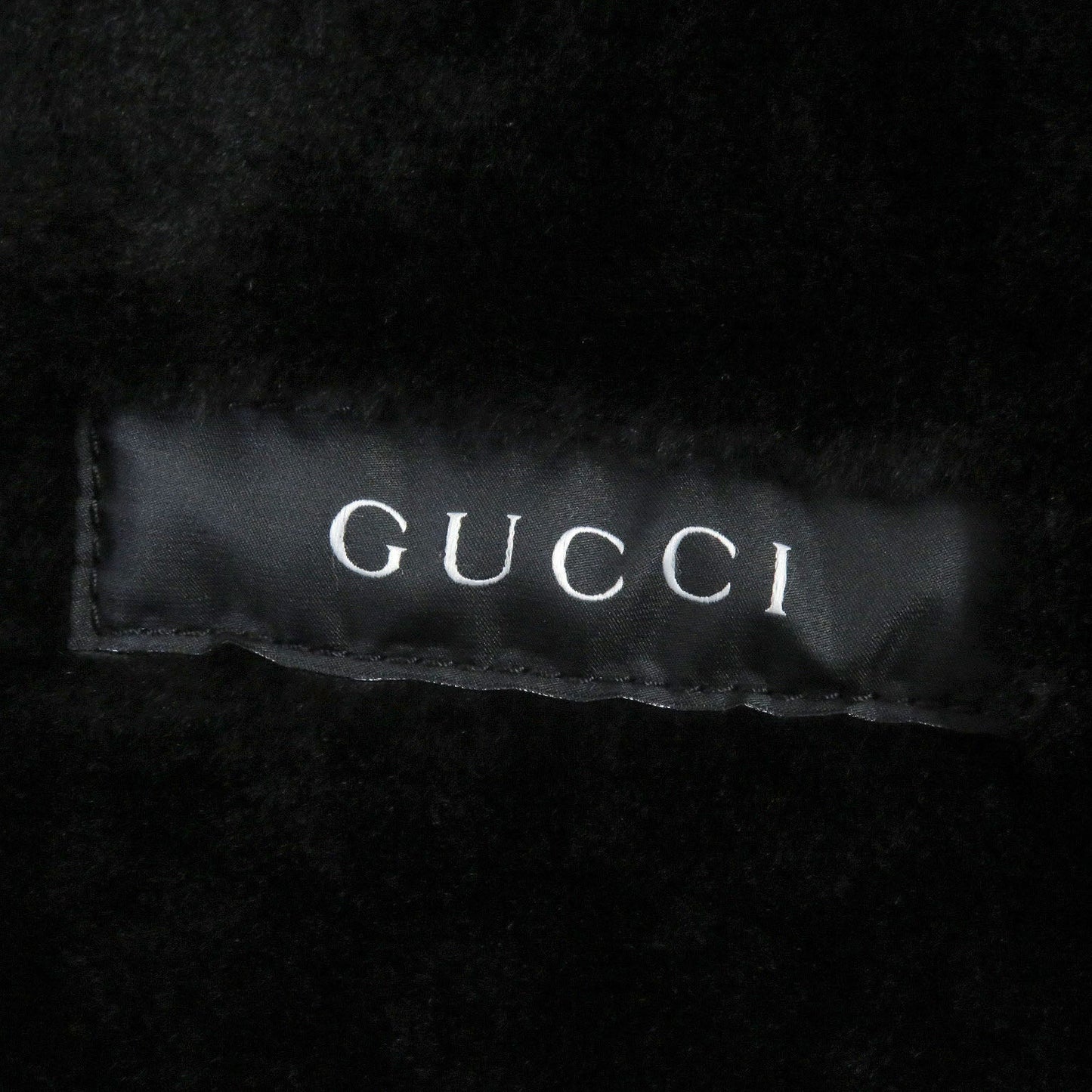 GUCCI Mouton jacket Main: Lamb leather, Fur: Fox, Part: 100% wool black Women 40 Used