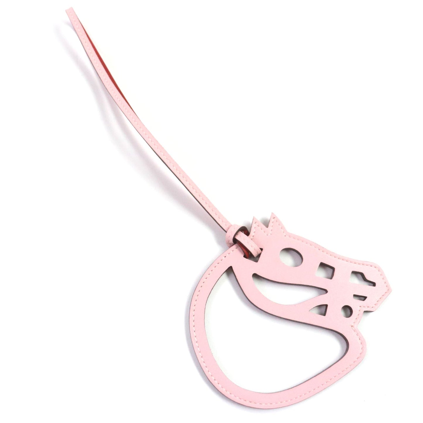 HERMES charm Swift Pink red Paddock schbar