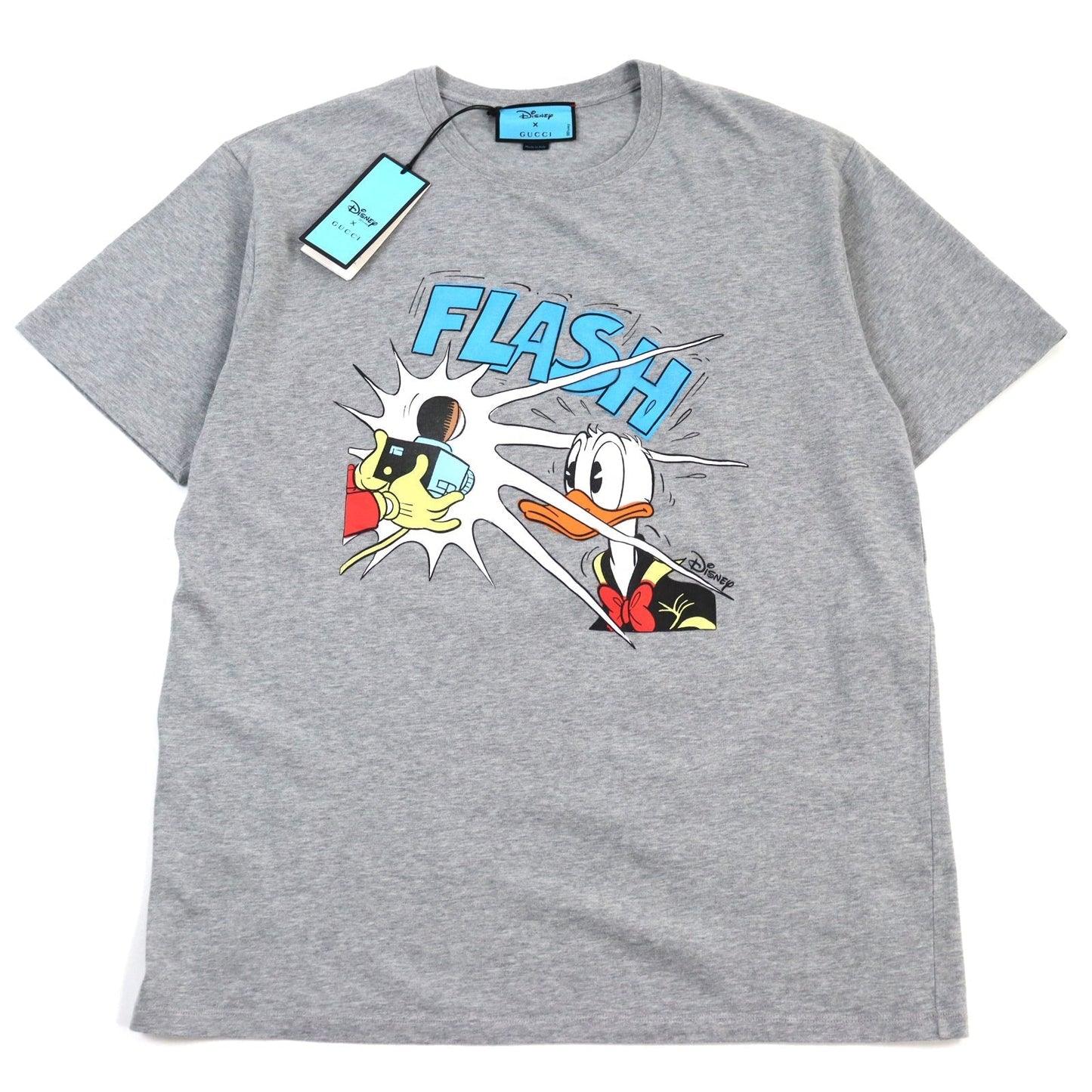 GUCCI Short sleeve T-shirt 548334 XJDAE cotton gray XXL