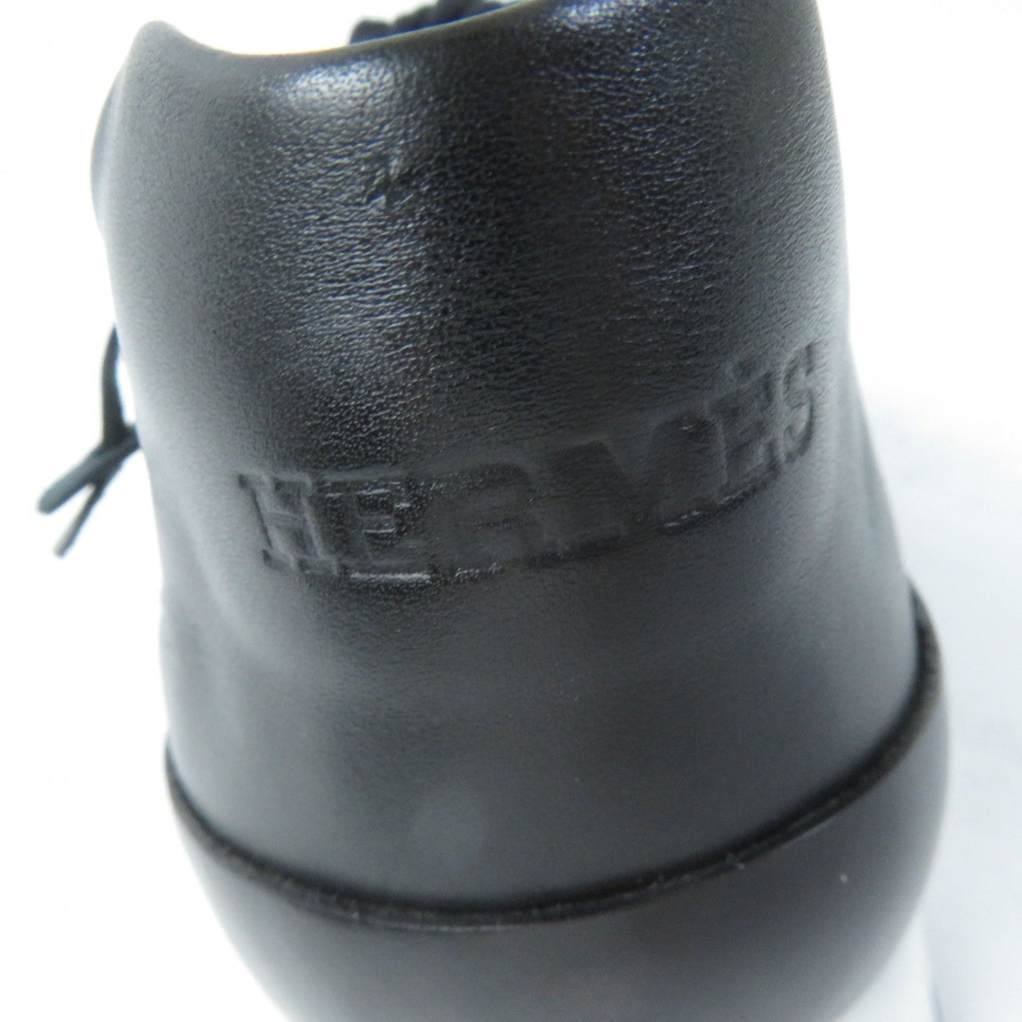 HERMES Leather shoes ー black 36.5
