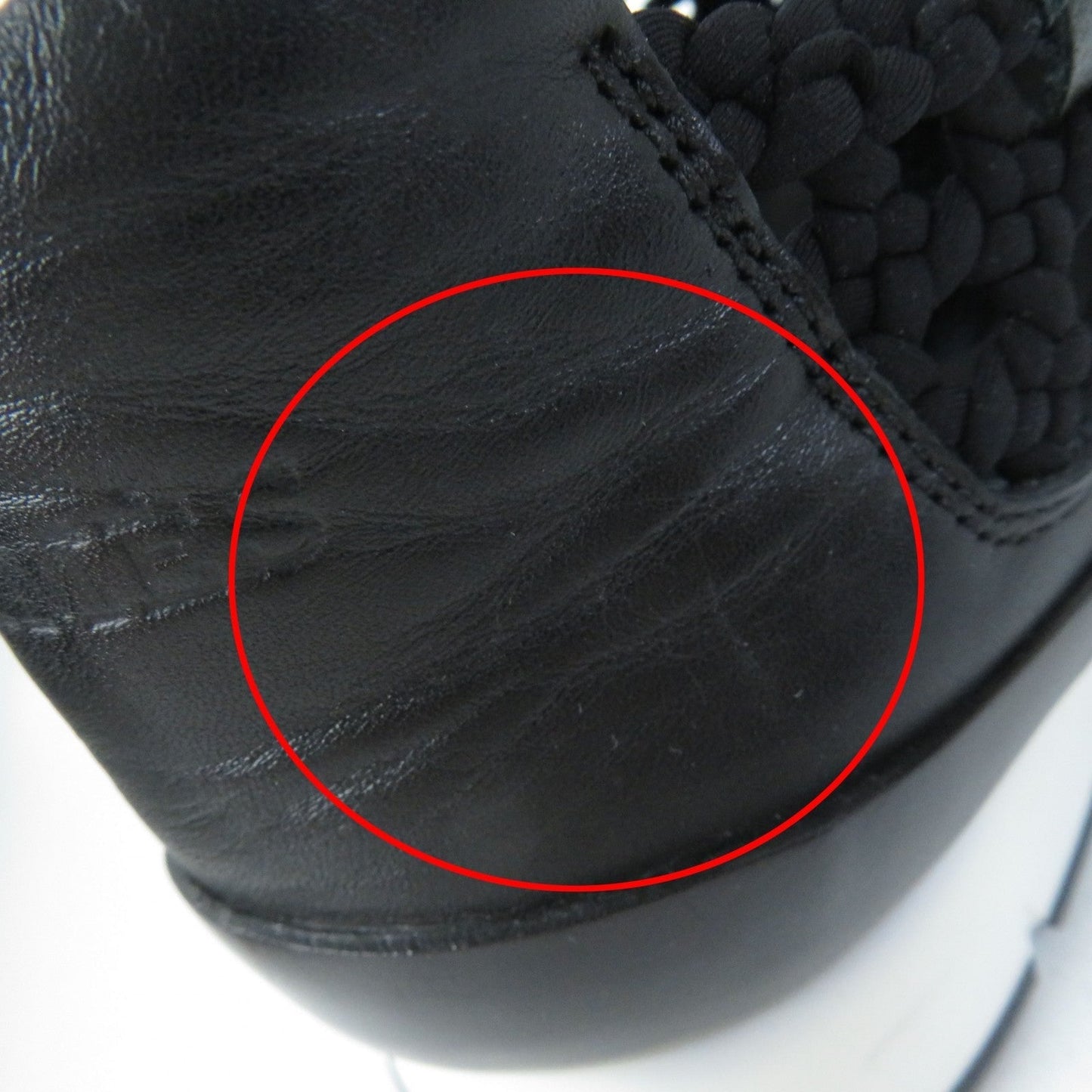 HERMES Leather shoes ー black 36.5
