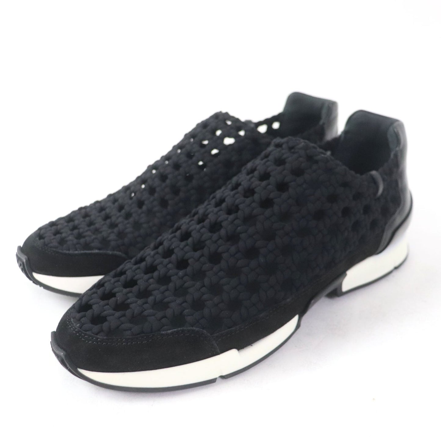 HERMES Leather shoes ー black 36.5