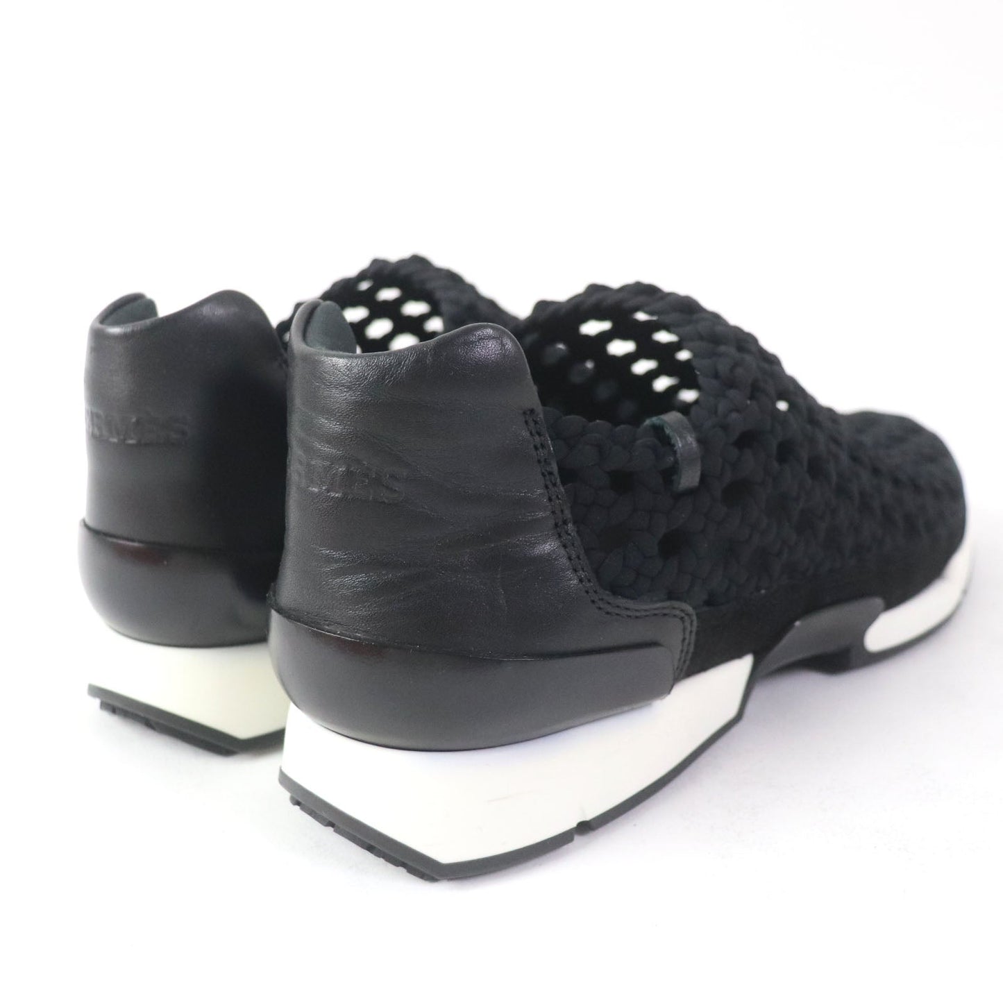 HERMES Leather shoes ー black 36.5