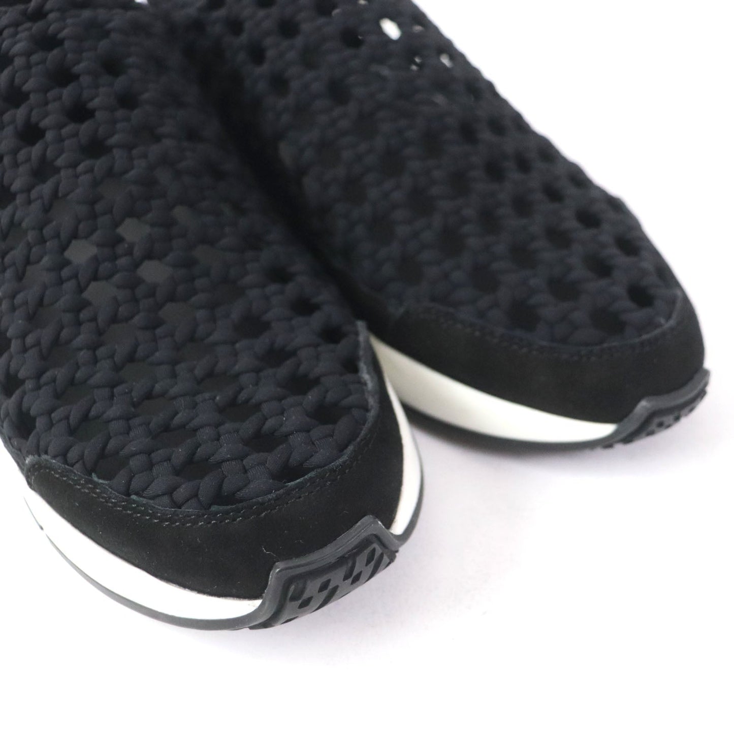 HERMES Leather shoes ー black 36.5