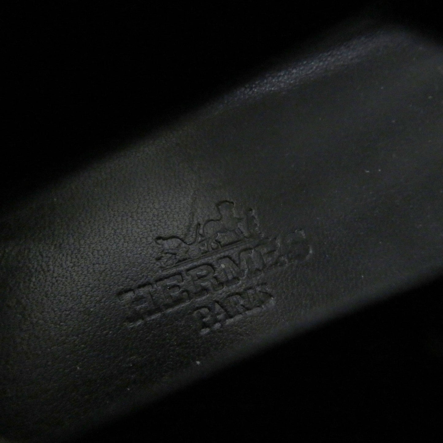 HERMES Leather shoes ー black 36.5