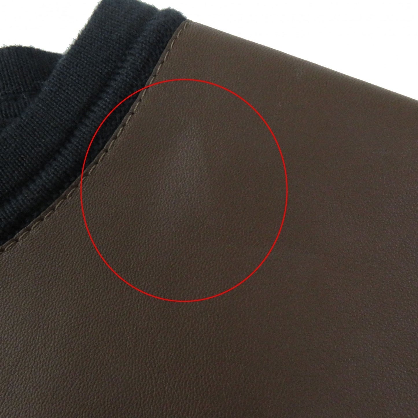 HERMES one piece cotton Black brown 34