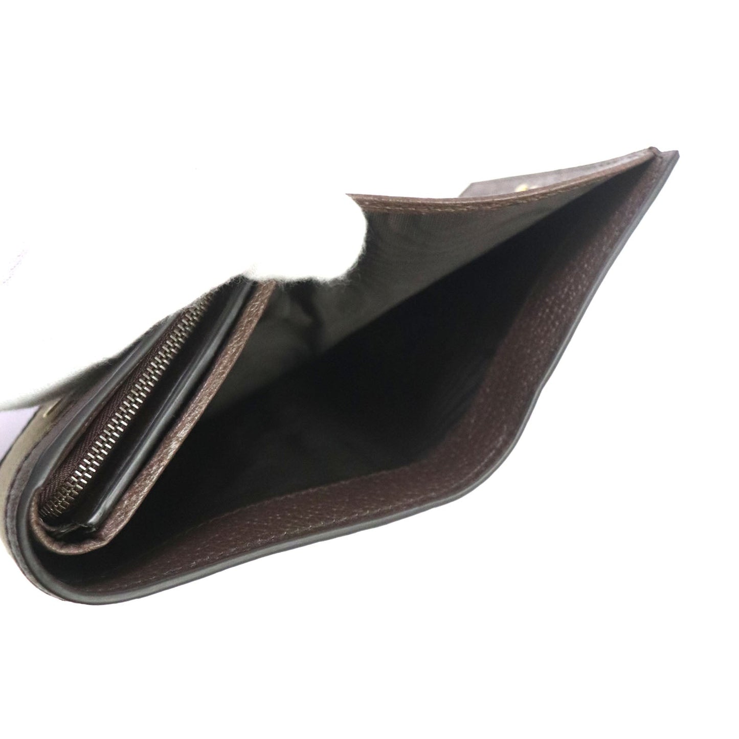 GUCCI Bifold Wallet 658635 canvas Brown Bamboo Diana