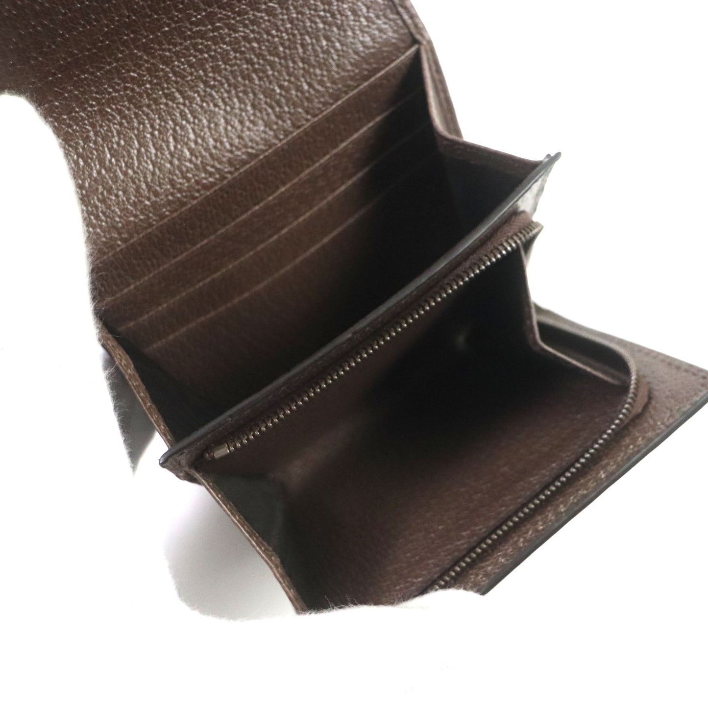 GUCCI Bifold Wallet 658635 canvas Brown Bamboo Diana