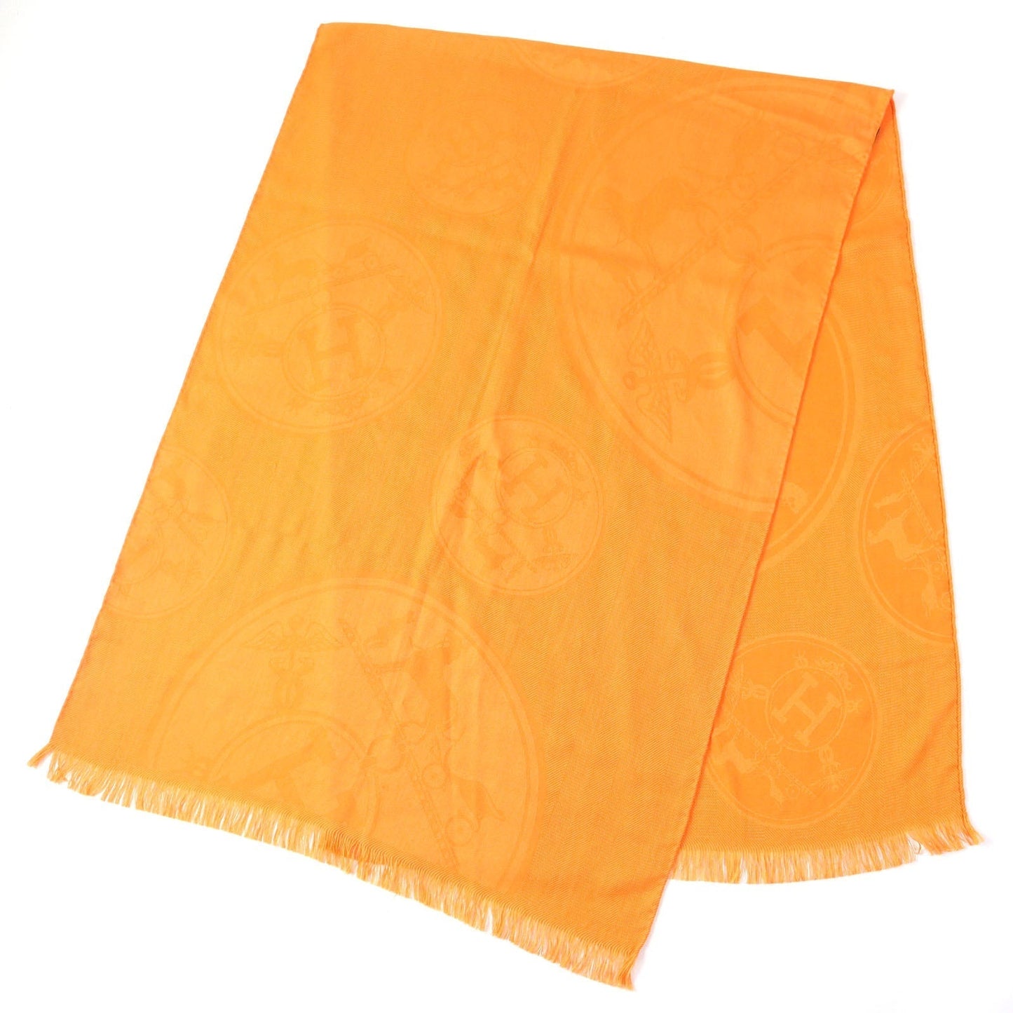 HERMES Stall H262494S cashmere Orange