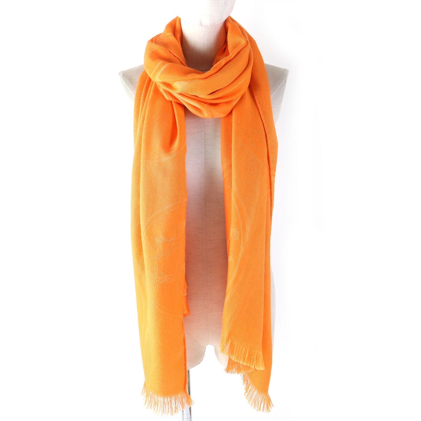 HERMES Stall H262494S cashmere Orange