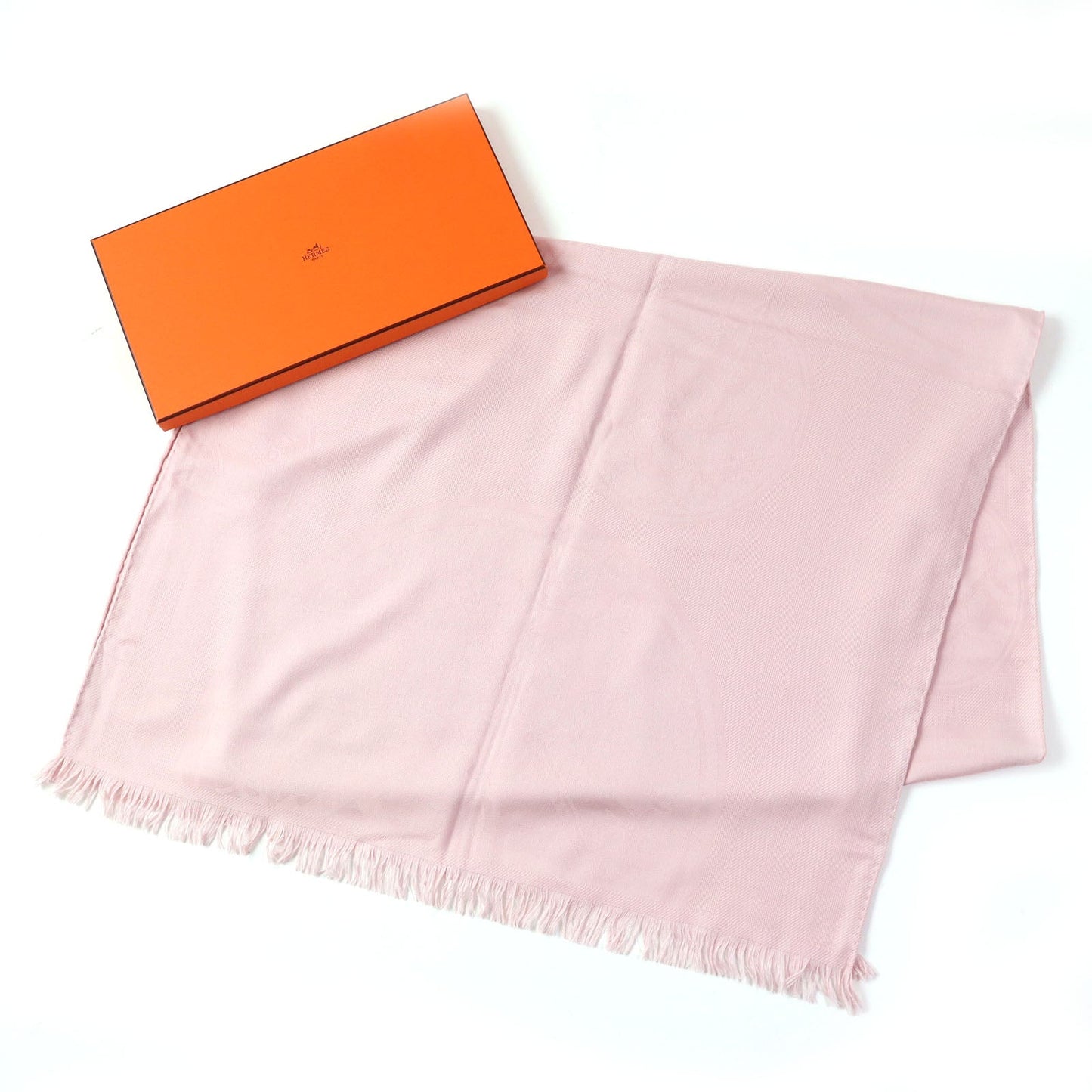 HERMES Stall H262494S cashmere Light pink