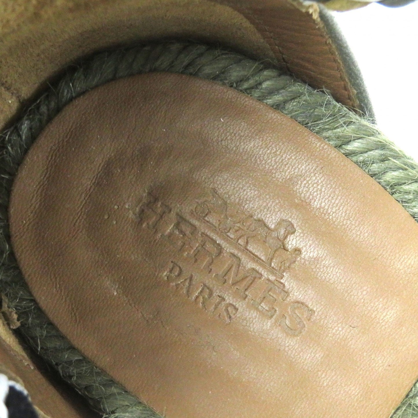 HERMES Sandals ― Khaki type 36