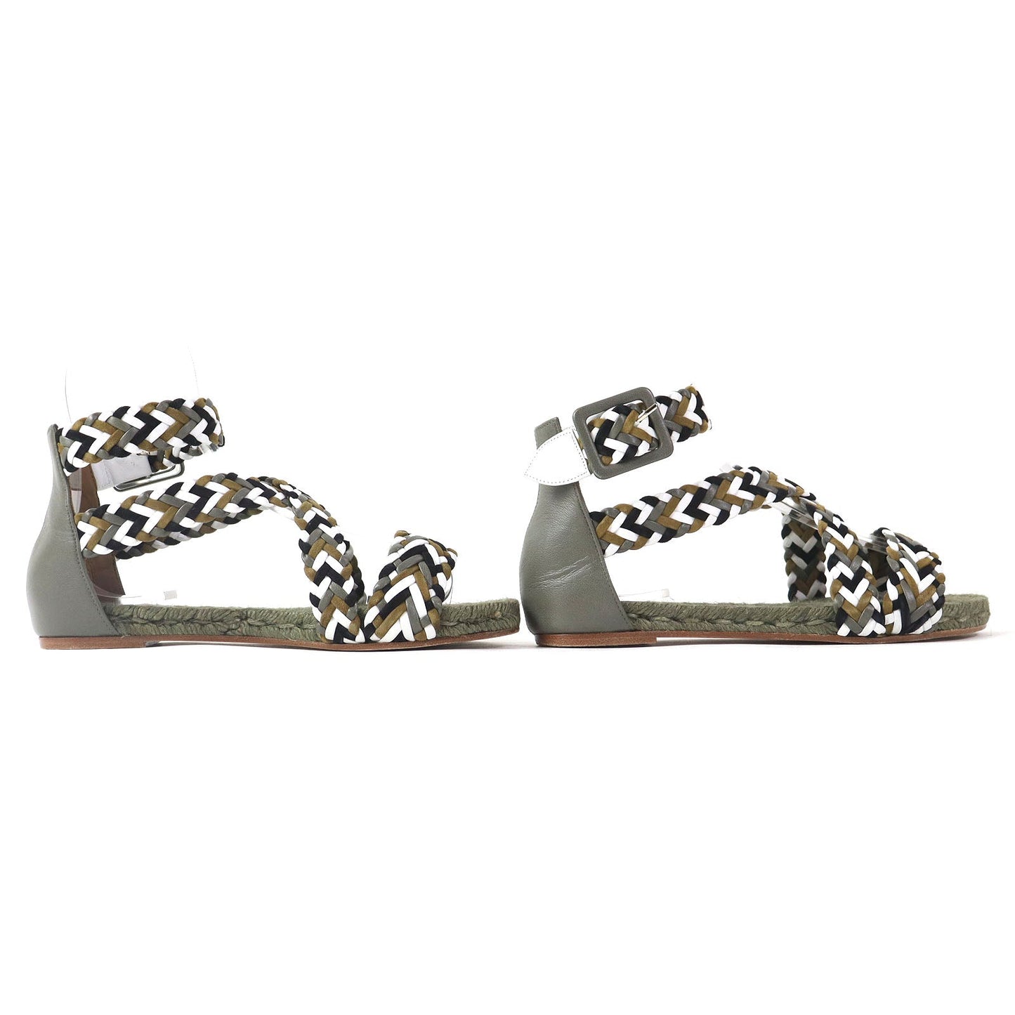 HERMES Sandals ― Khaki type 36