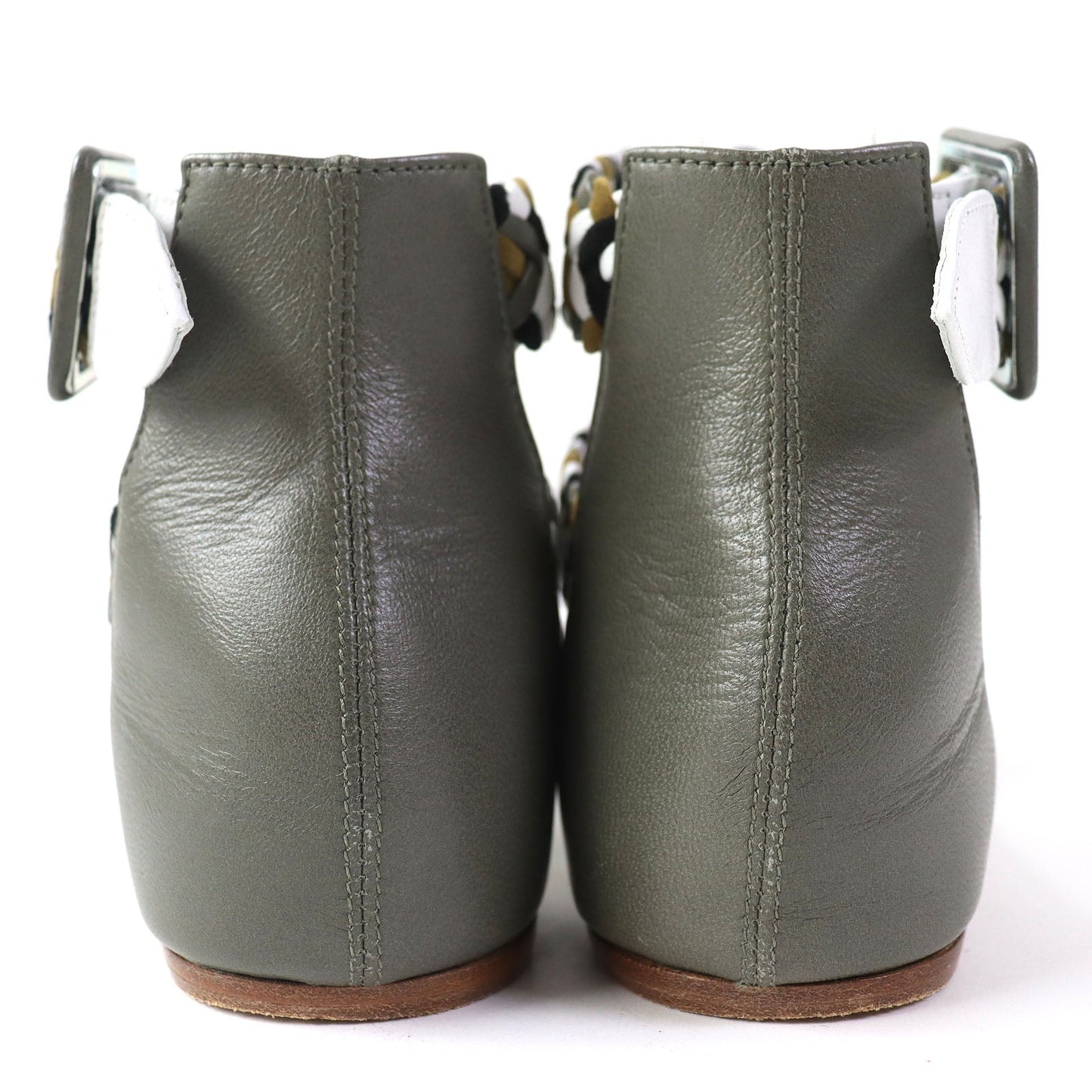 HERMES Sandals ― Khaki type 36