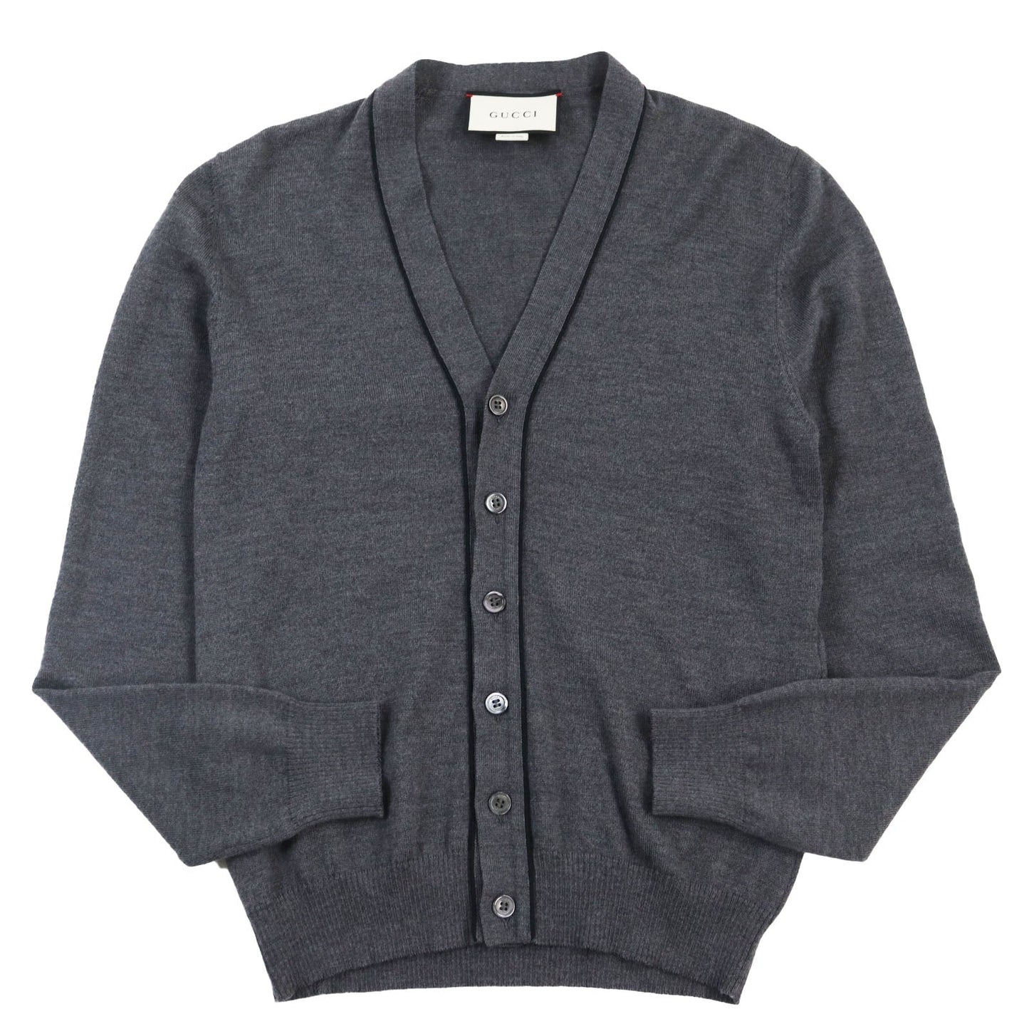 GUCCI cardigan 429901 wool gray XS