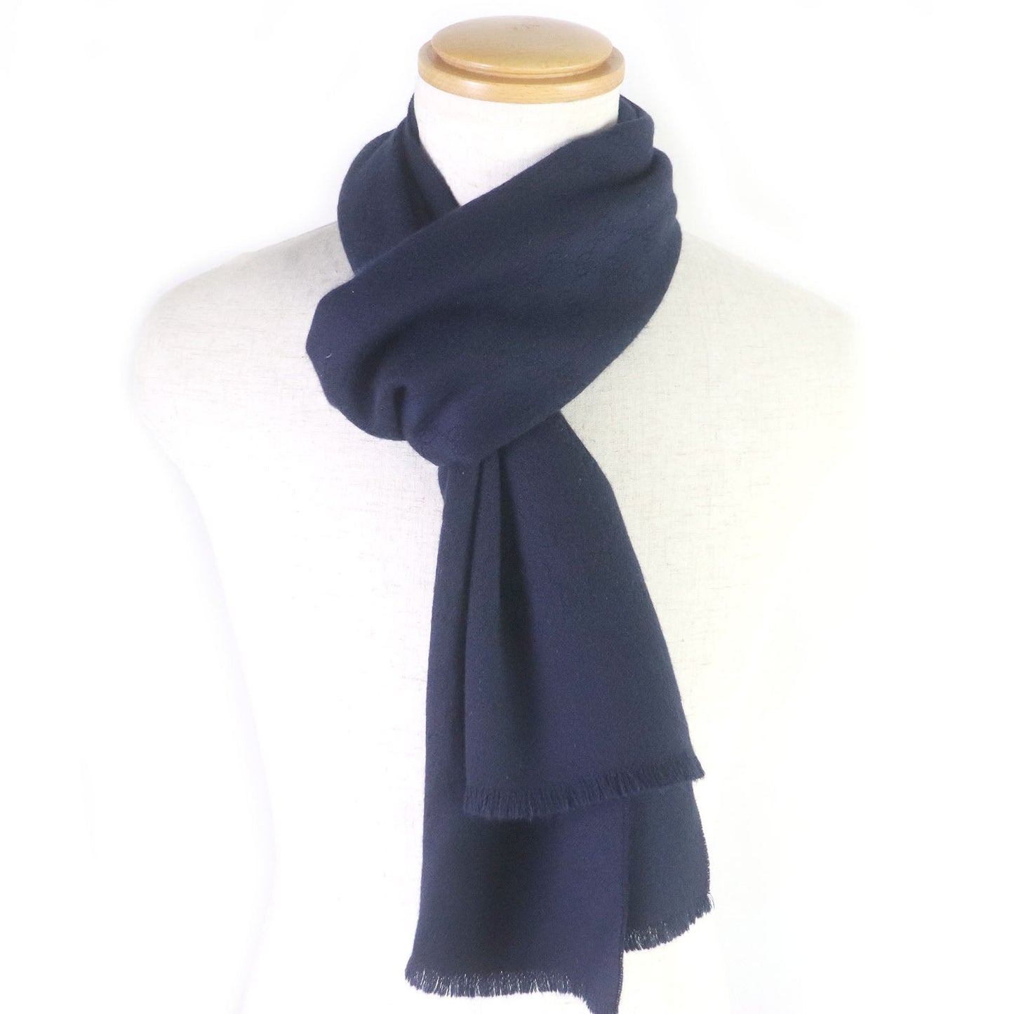 GUCCI Scarf 456362 Main: 100% cashmere Navy mens Used