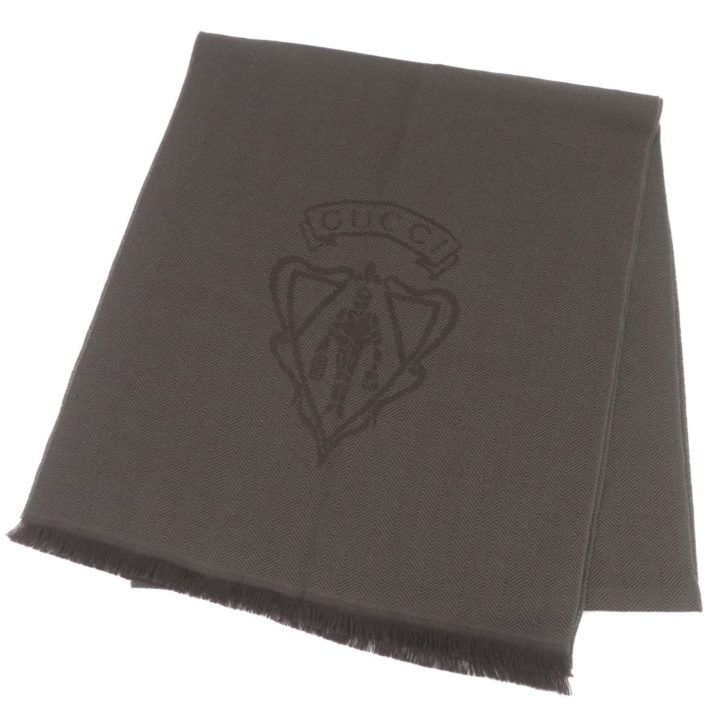GUCCI Scarf wool Brown