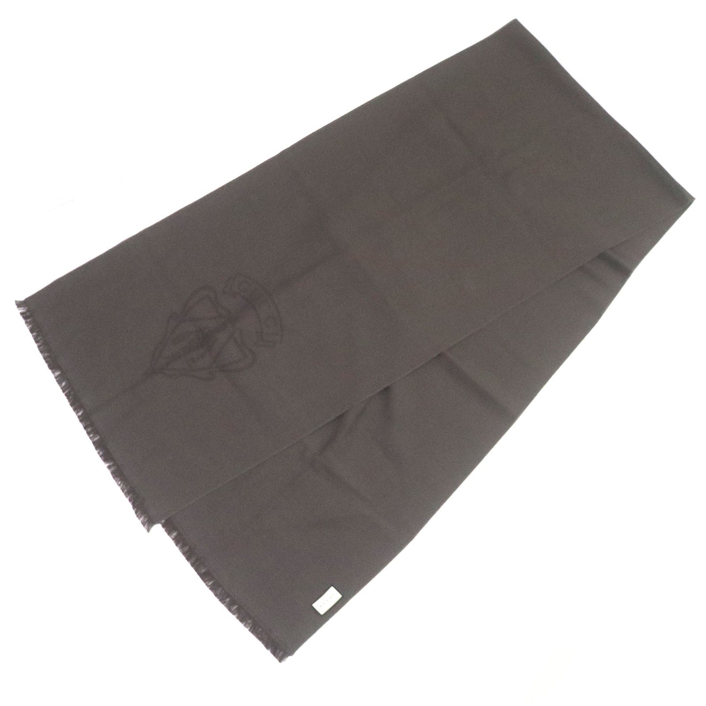 GUCCI Scarf wool Brown
