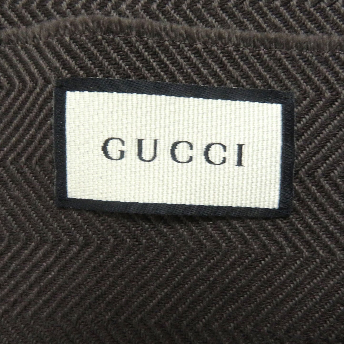 GUCCI Scarf wool Brown