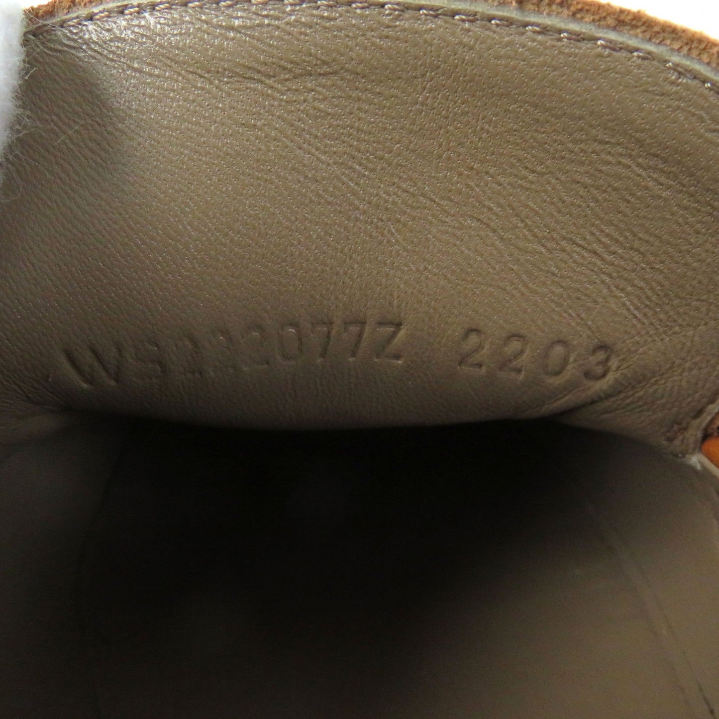 HERMES loafers leather Brown Moccasin Destan 35.5