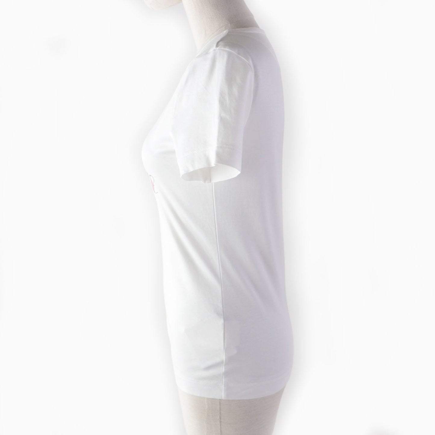 HERMES Short sleeve T-shirt cotton White pink GRAND MANAGE 34