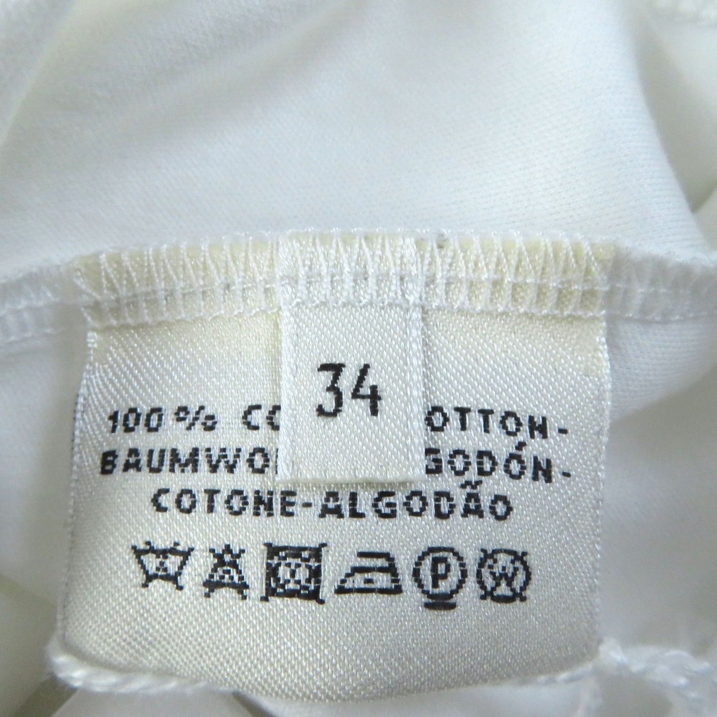 HERMES Short sleeve T-shirt cotton White pink GRAND MANAGE 34