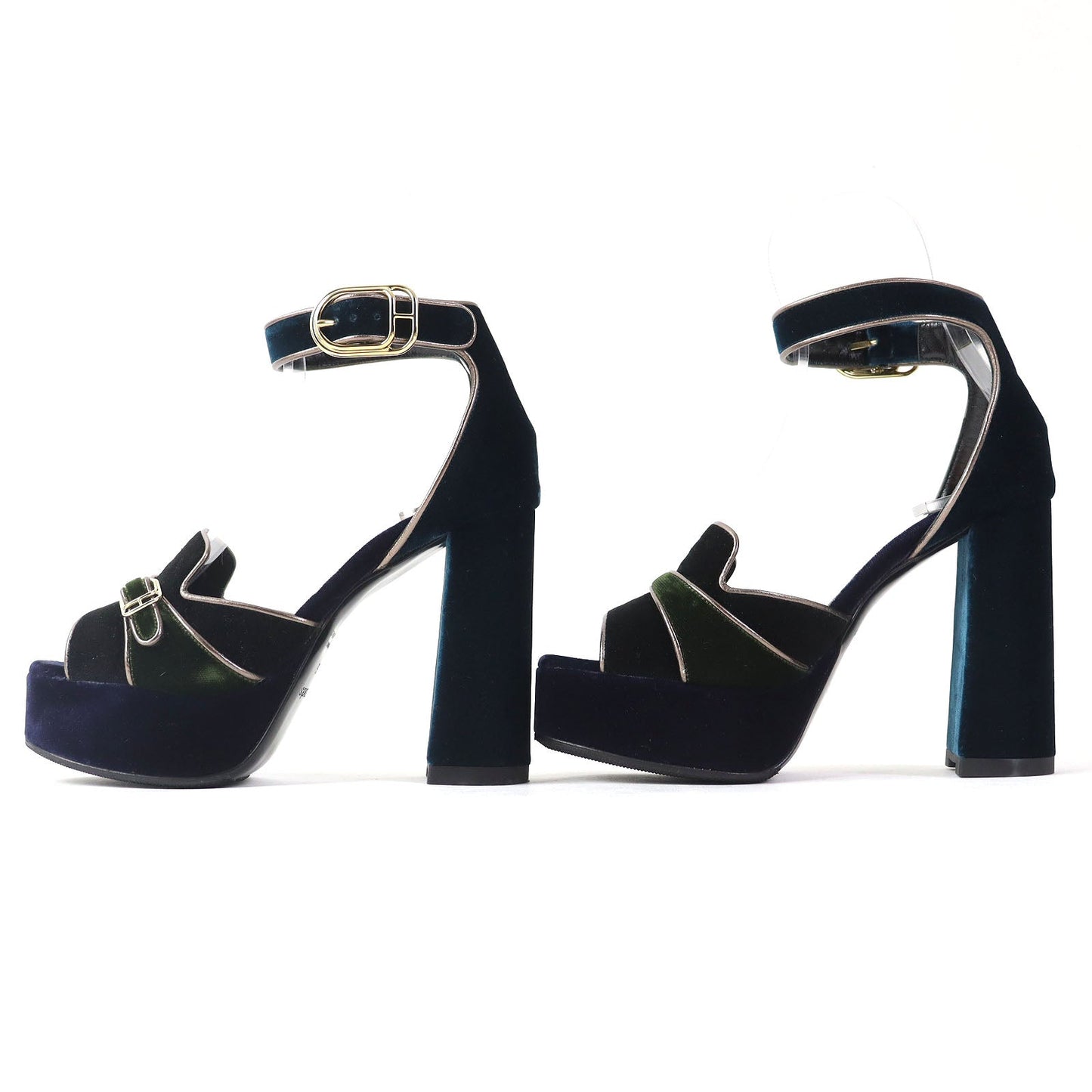 HERMES Sandals ー Navy Blue type Violetta 36