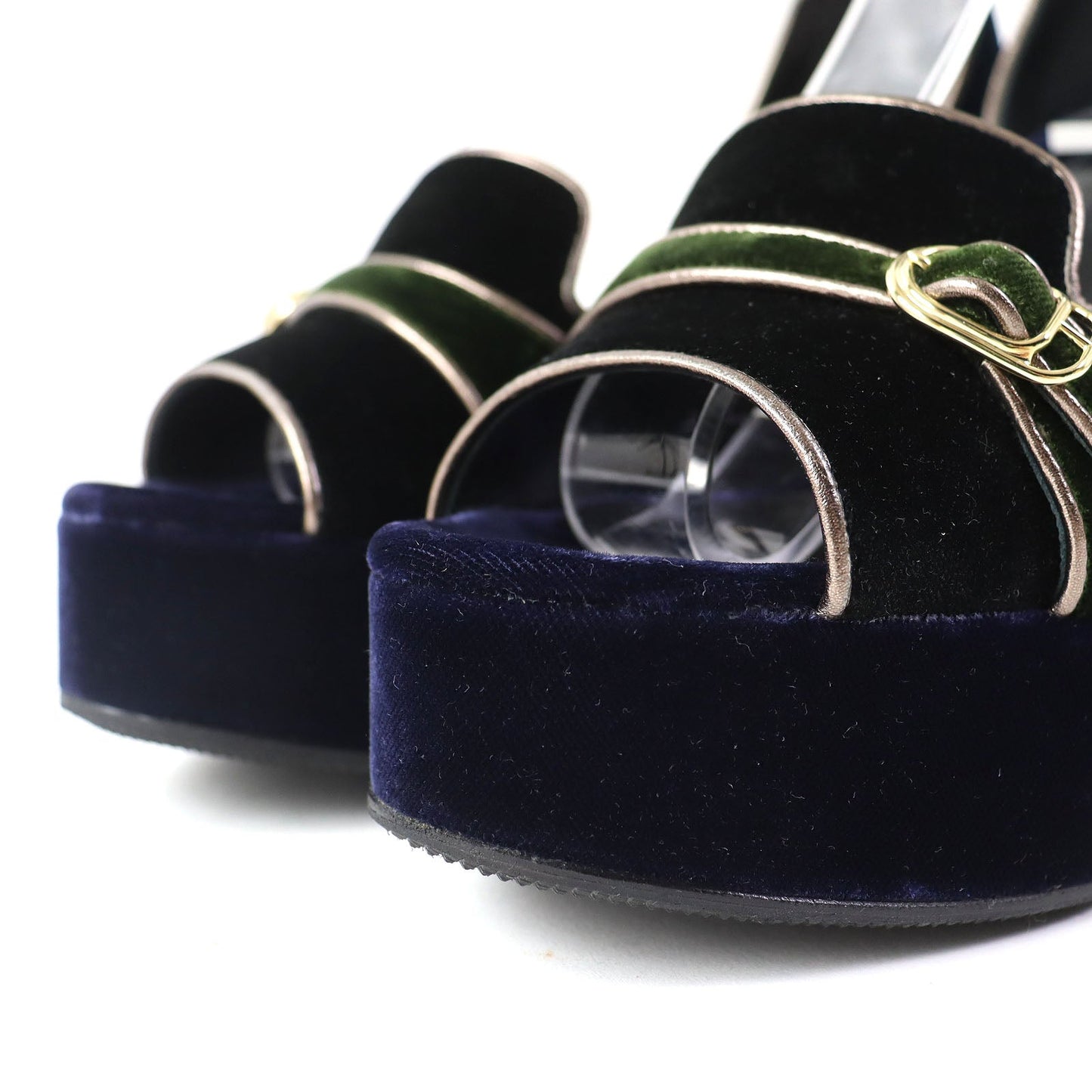 HERMES Sandals ー Navy Blue type Violetta 36