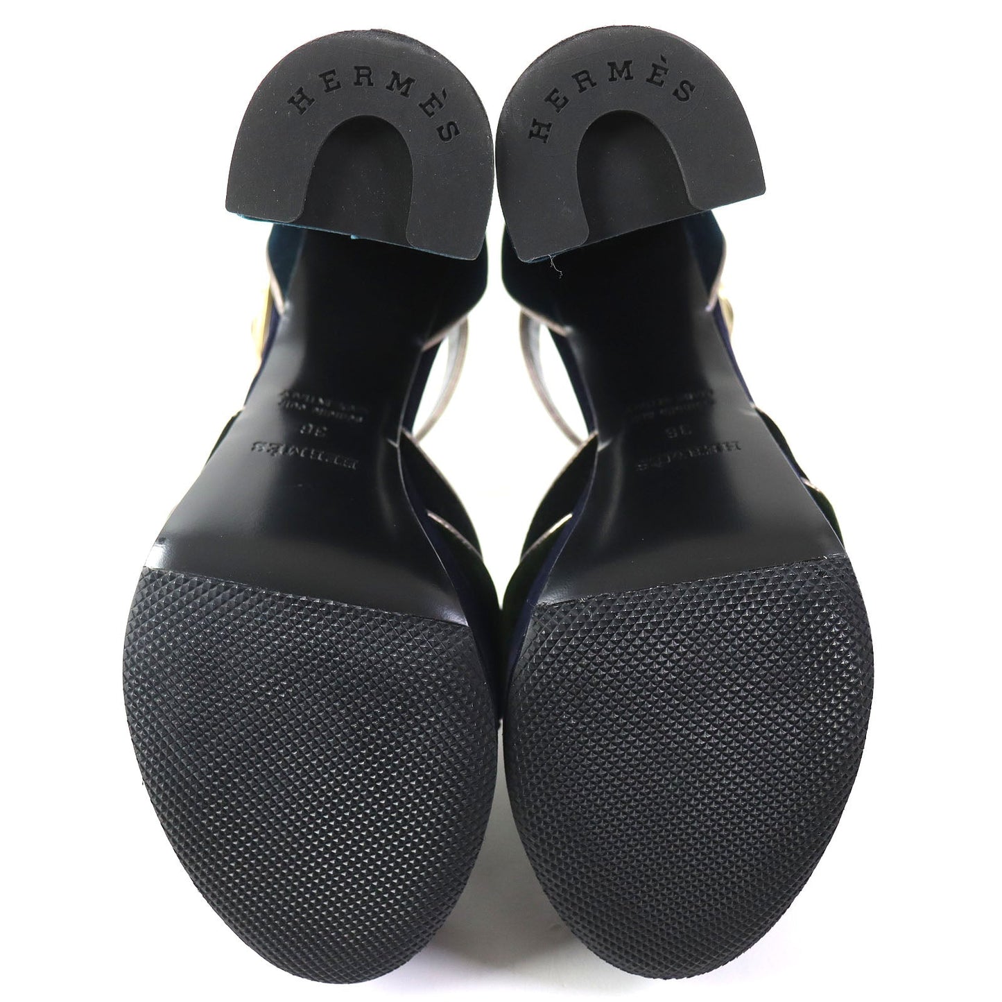 HERMES Sandals ー Navy Blue type Violetta 36