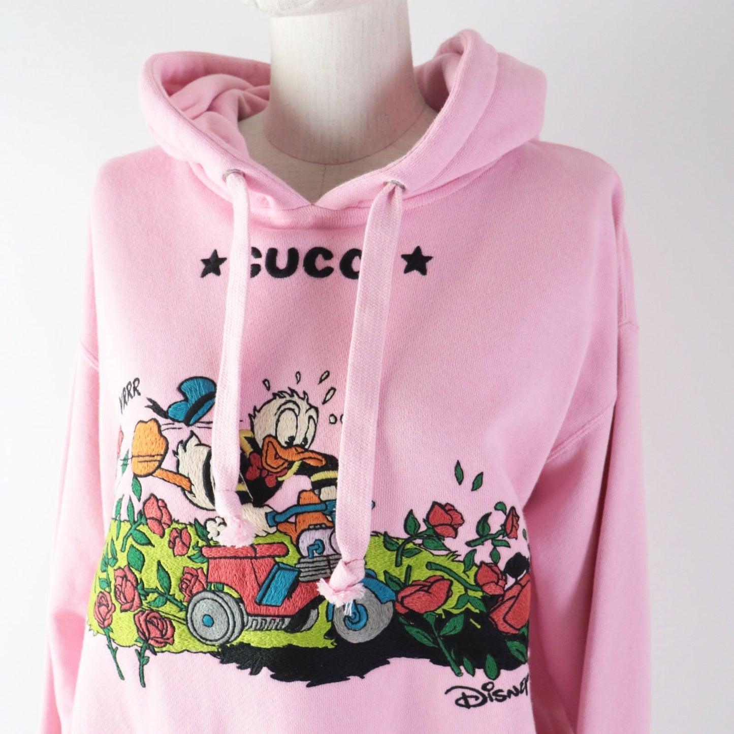 GUCCI Hoodie 615061 cotton pink XS